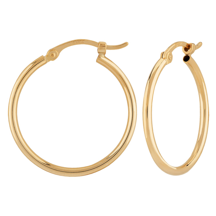 1.5x20mm Gold Hoops