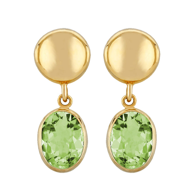 Peridot Dangle Earrings