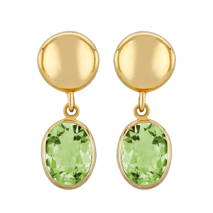 Peridot Dangle Earrings