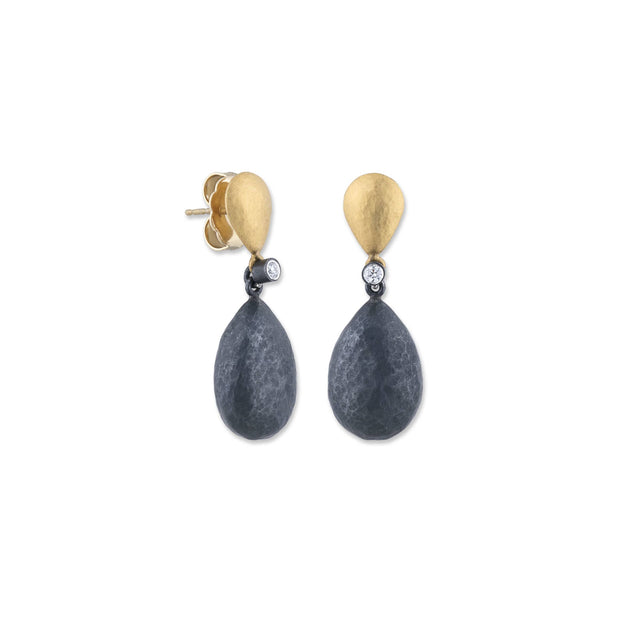 Lika Behar Two-Tone "AMANDA" Earrings