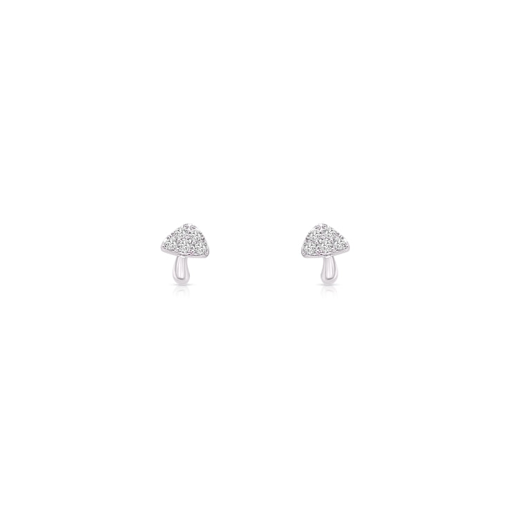Petite Mushroom Post Earrings