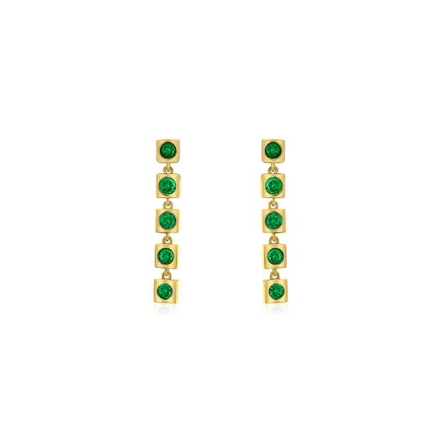 Emerald Drop Earring