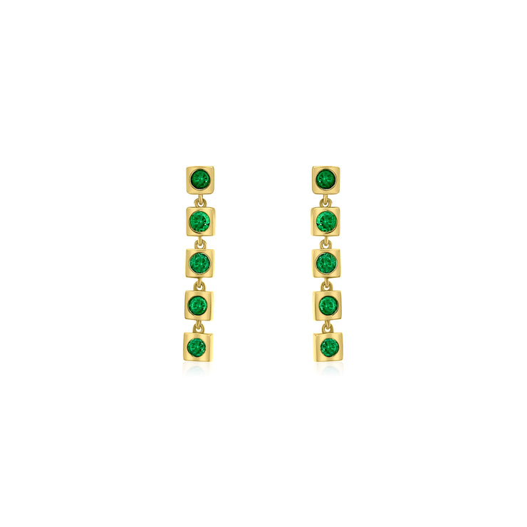 Emerald Drop Earring