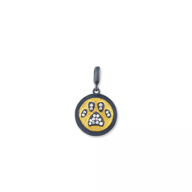 Lika Behar Dog Paw Sterling silver and diamond accents