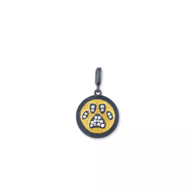 Lika Behar Dog Paw Sterling silver and diamond accents