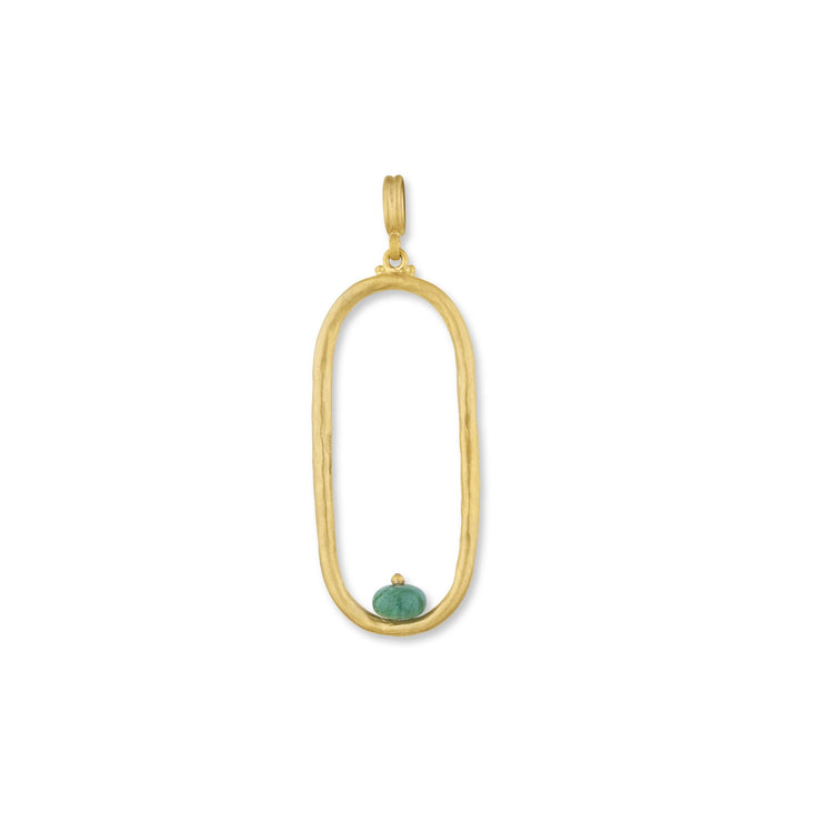 Lika Behar Emerald "CAROLINE" Pendant