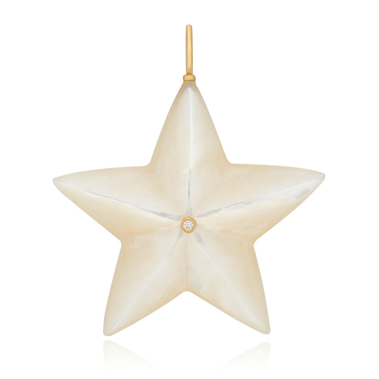Maura Green large star pendant