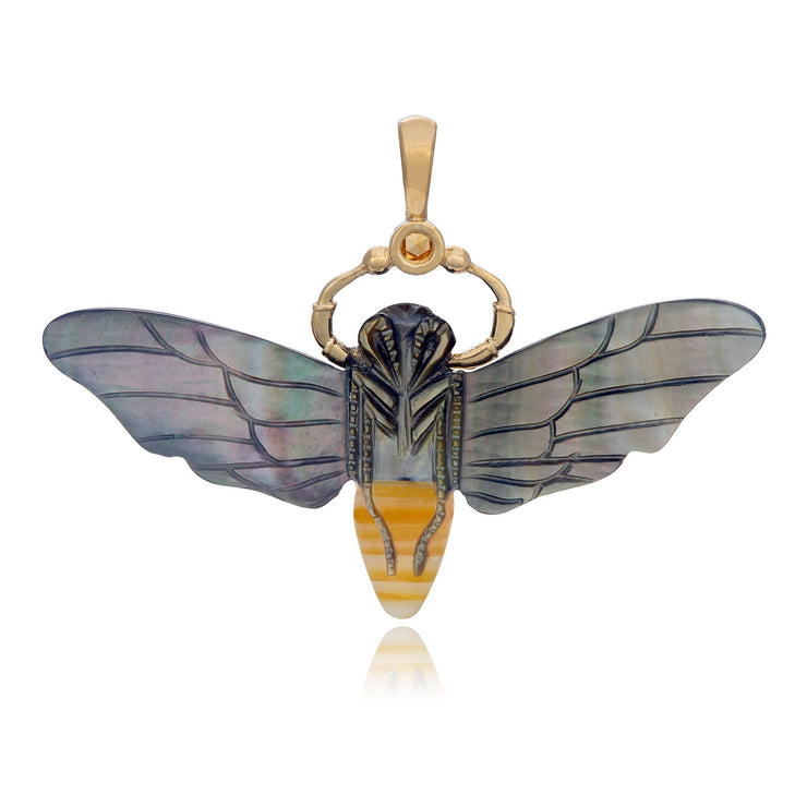 Death's Head Hawk Moth Charm