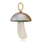 Iridescent Copper Mabe Pearl Mushroom