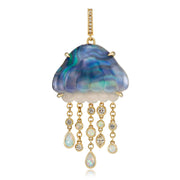 Bio Luminescent Jellyfish Pendant