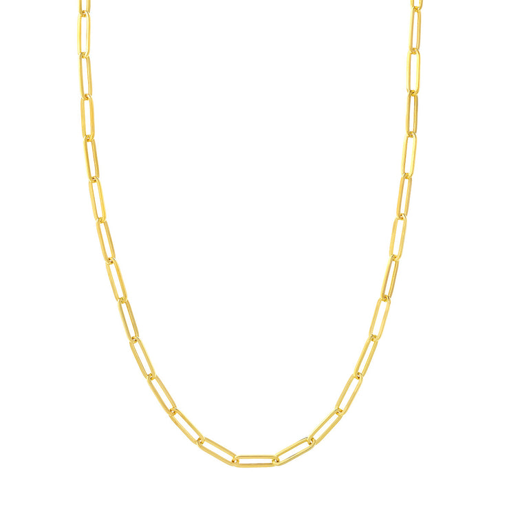 Thick Paperclip Chain Necklace