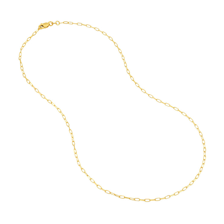 Thin Paperclip Chain Necklace