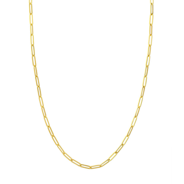 Gold Paperclip Chain