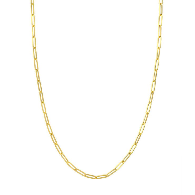 Gold Paperclip Chain