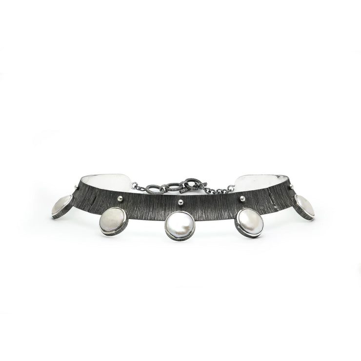 Mariella Pilato Moon Phases Pearl Collar