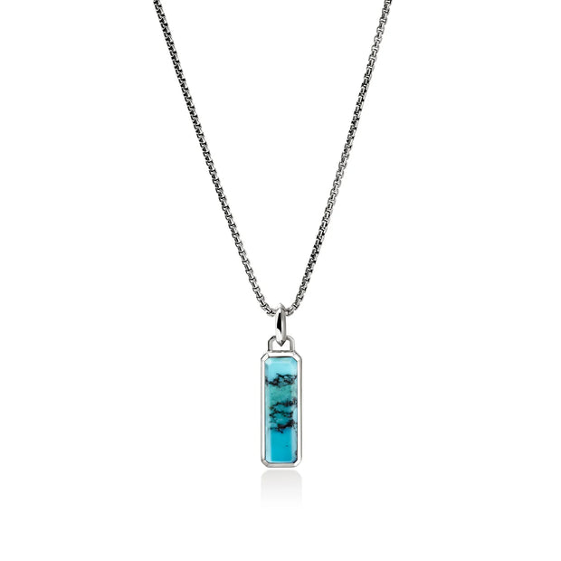 John Hardy Turquoise Pendant On 22" Chain