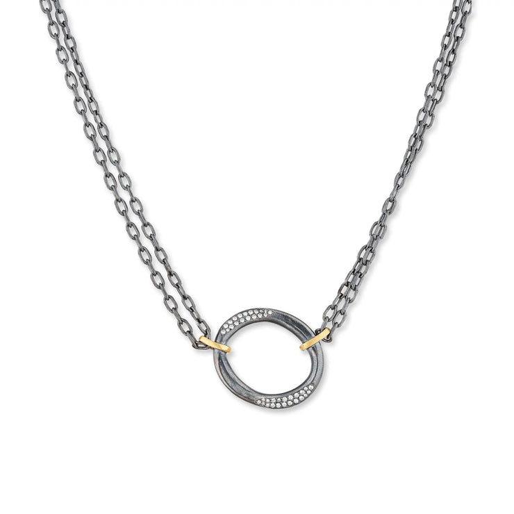 Sterling Silver Oxidized Orion Necklace  By Lika Behar