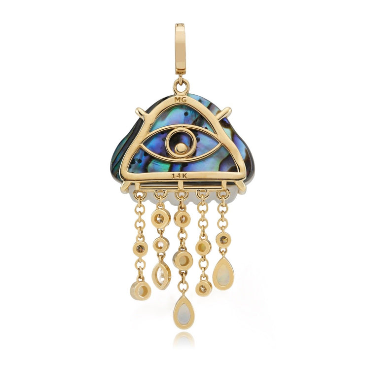 Bio Luminescent Jellyfish Pendant