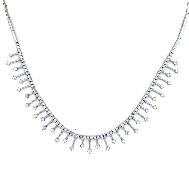 Diamond Stick Necklace