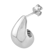 Puffy Teardrop Earrings