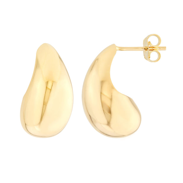 Puffy Teardrop Earrings