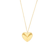Jumbo Puffy Heart Necklace
