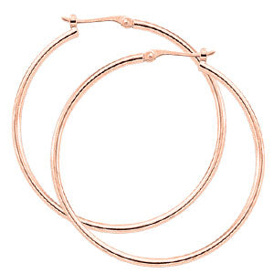 Gold 30mm Thin Hoops