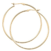Gold 30mm Thin Hoops