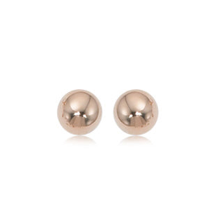 6mm Rose Gold Ball Stud