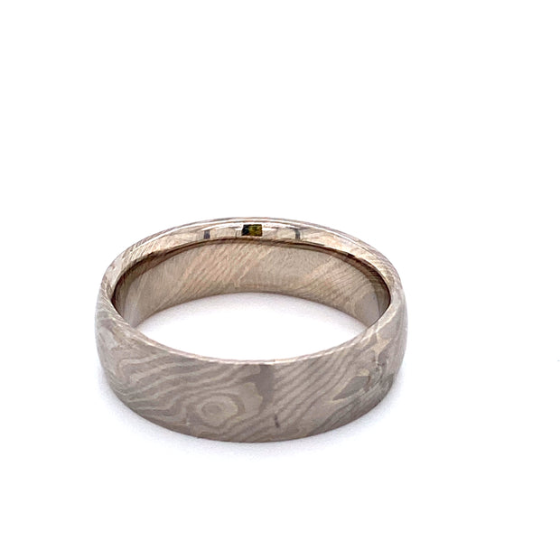 Chris Ploof Mokume Gane Birich Pattern Band