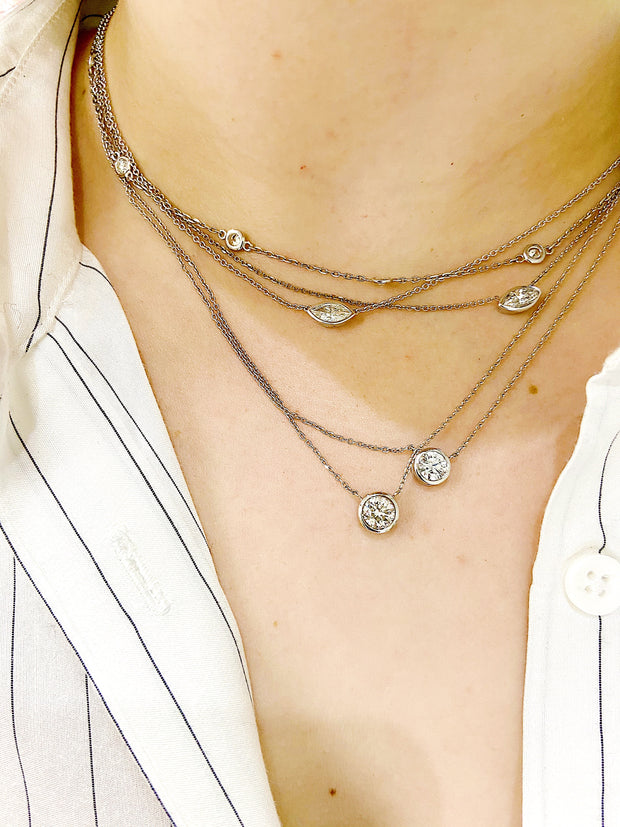 1.50ct Diamonds by the Yard Necklace