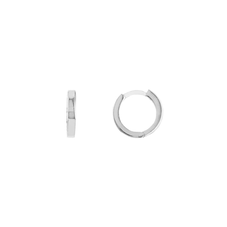 10mm Squared Off Huggy Earrings