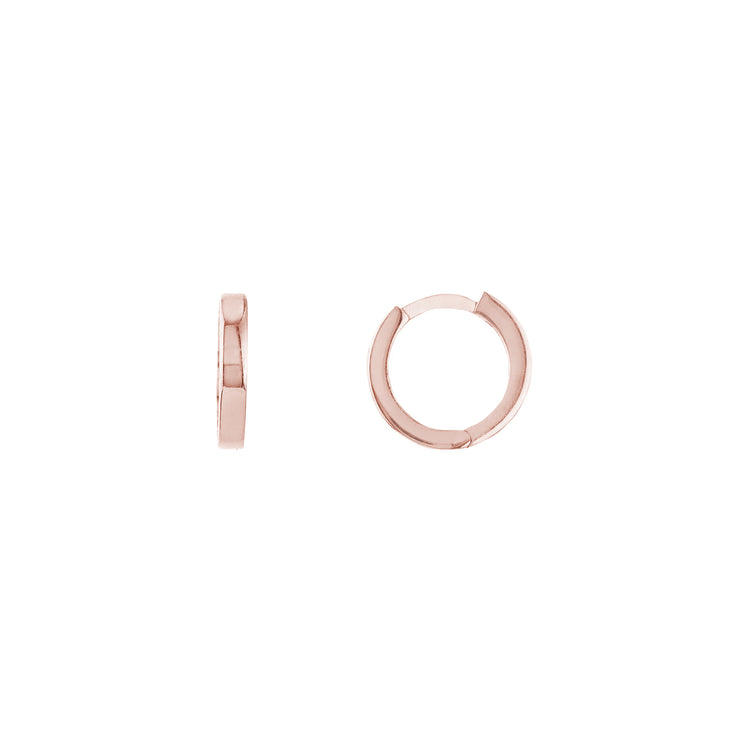 10mm Squared Off Huggy Earrings