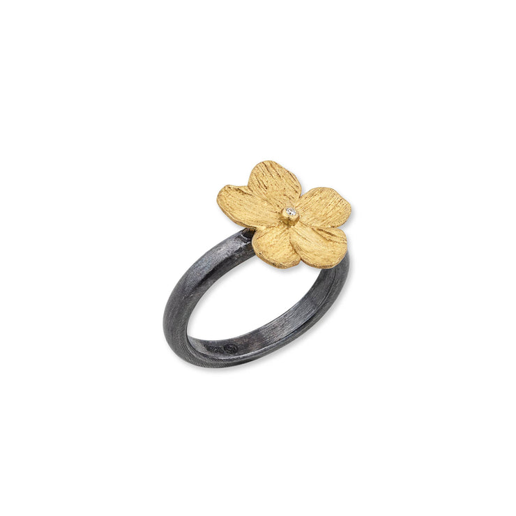 Lika Behar Diamond Center Buttercup Ring