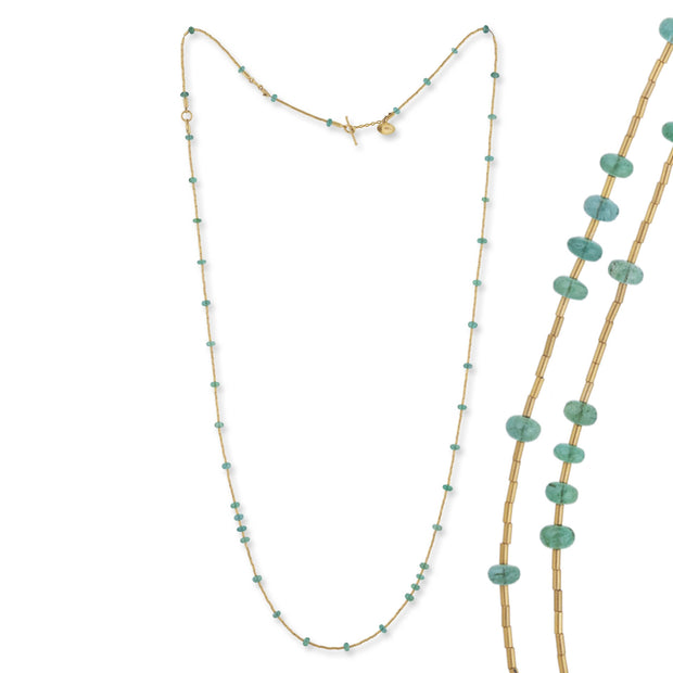 Lika Behar Emerald "Chatter" Necklace