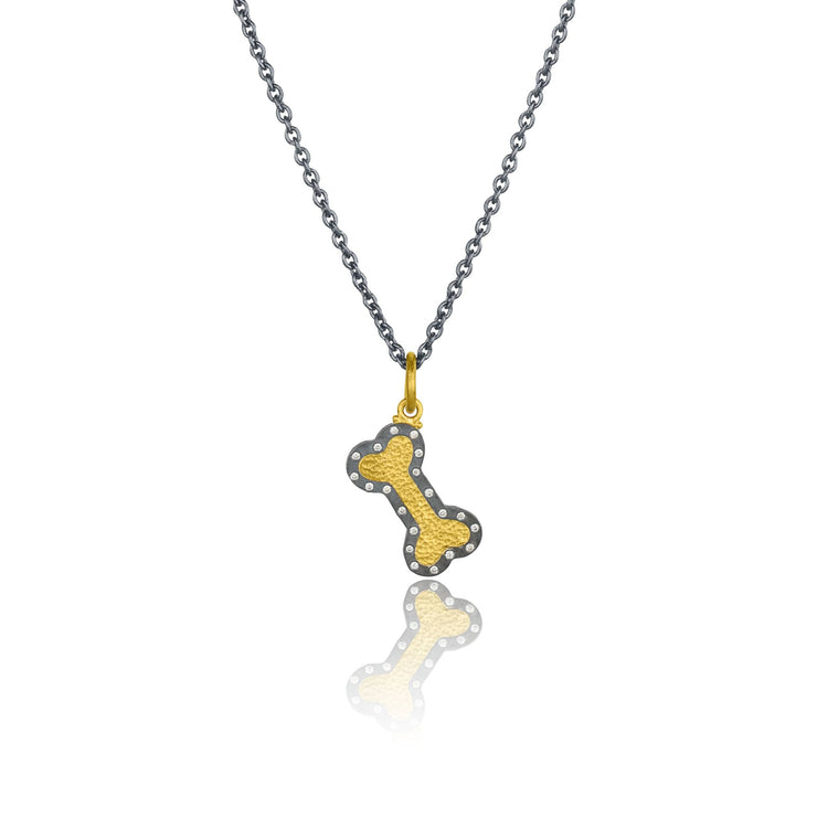 Lika Behar "Chase" Dog Bone Necklace