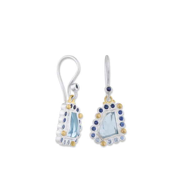 Lika Behar "Dive-In" Aquamarine Earrings