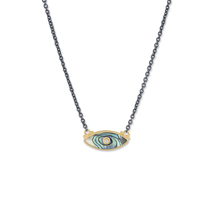 Lika Behar Abalone Evil Eye Neckalce