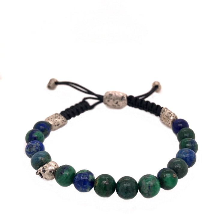 Azurite Bead Bracelet