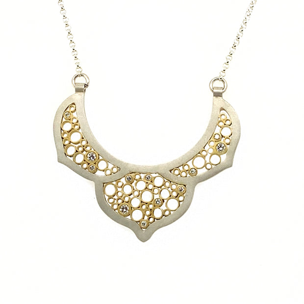 Belle Brooke Estrella Petal Ring Necklace