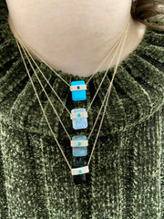Jumbo Onyx Tablet with Turquoise