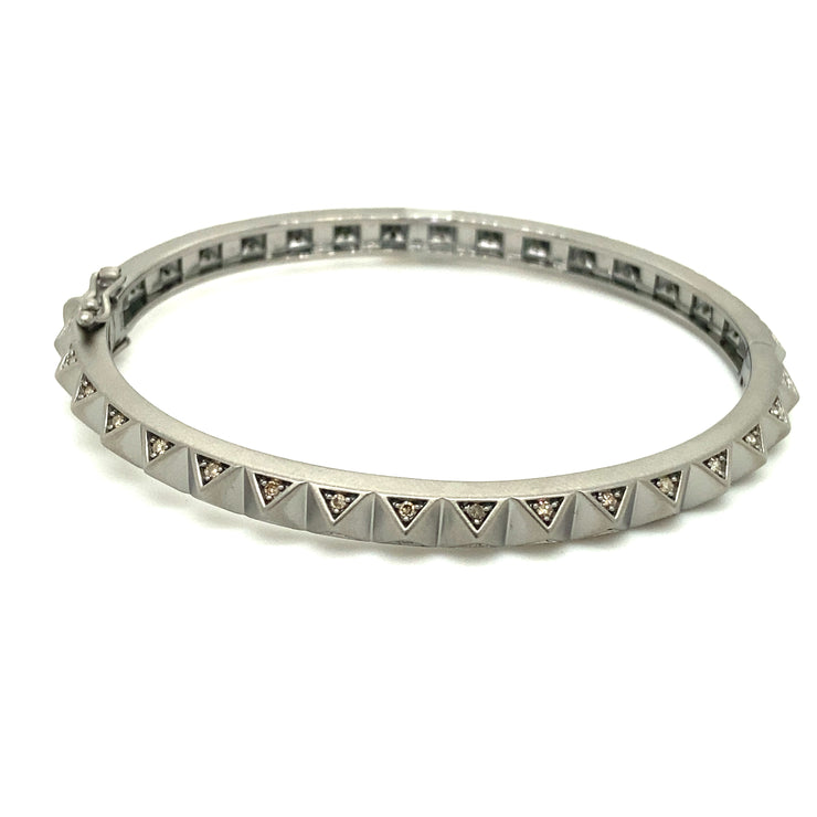 Matte Finish Pyramid Bangle