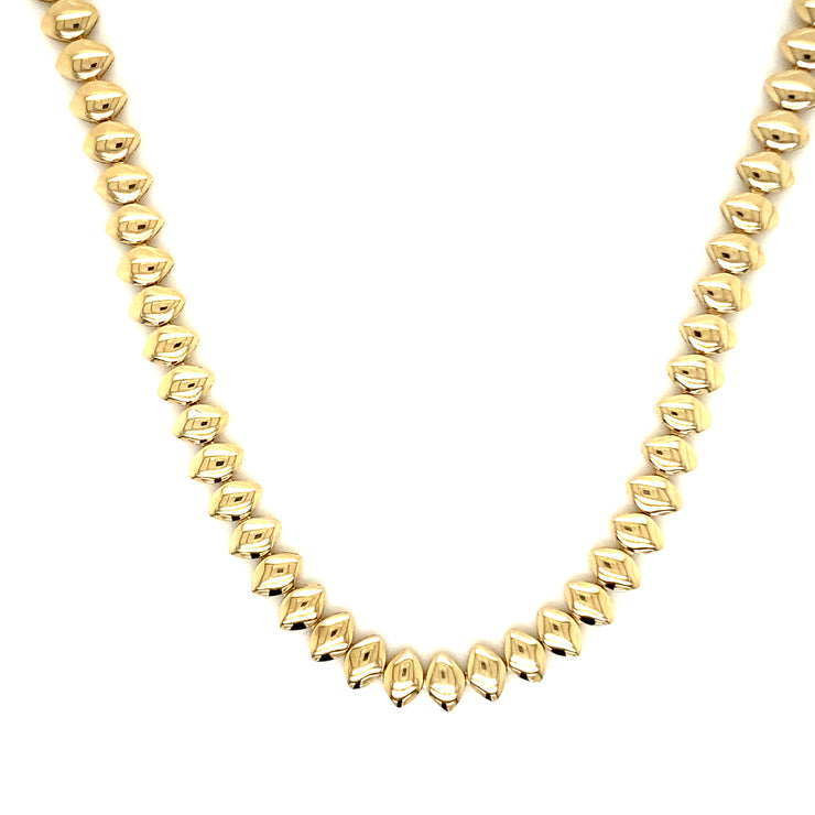 Marquis Shaped Choker Necklace