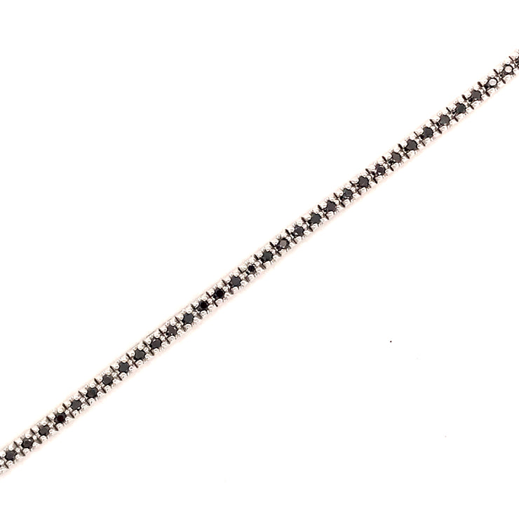 Black Diamond Tennis Bracelet