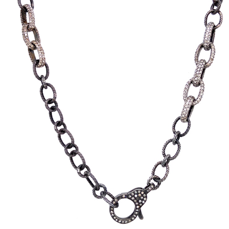 Diamond Chain Link Necklace