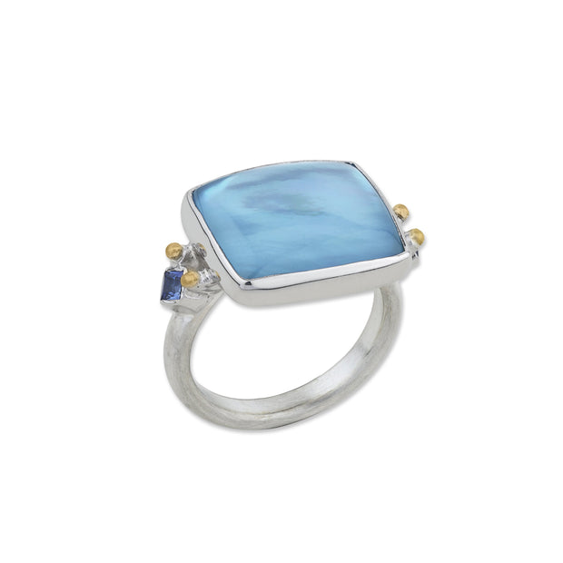 Lika Behar Blue Topaz Kami Ring