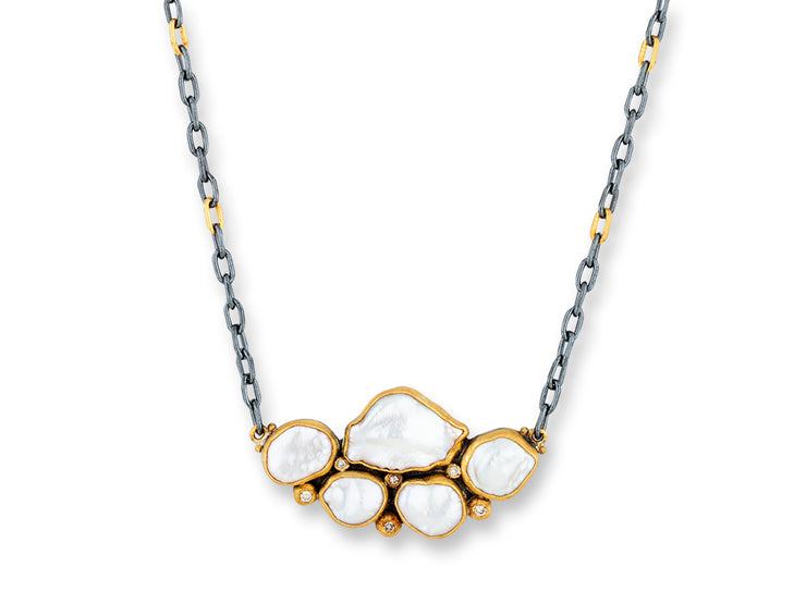 Lika Behar Keshi Pearl Katya Necklace