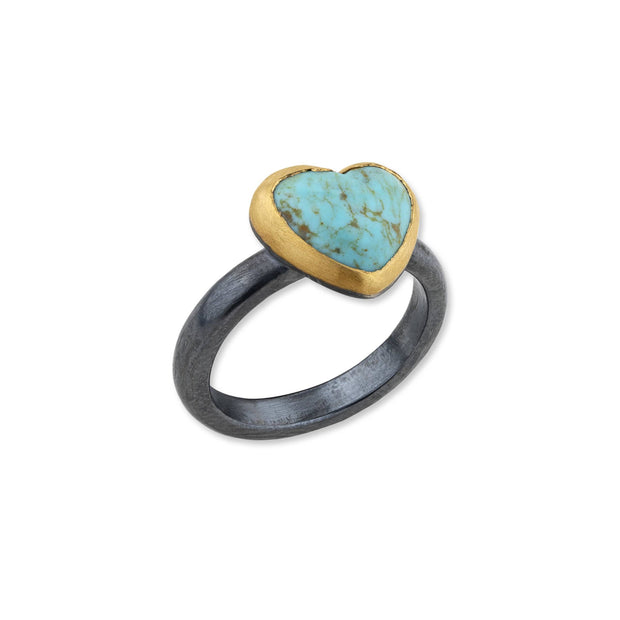 Lika Behar "My Love" Kingman Turquoise Ring