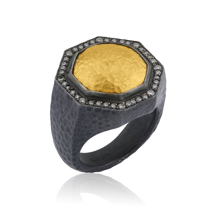 Lika Behar Two-Tone Octagon Ring