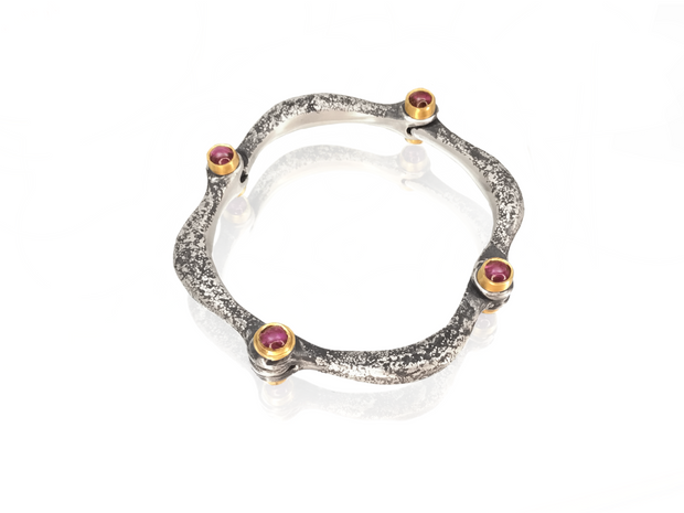 Michael Jensen Rhodalite Garnet Medium Vetus Bracelet